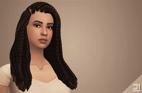 Épinglé Par Iyed Rekik Sur Cc Cheveux Sims Sims Sims Four