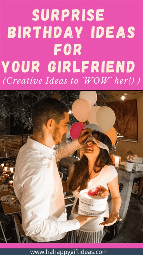 14 Surprise Birthday Ideas For Girlfriend Ideas To Wow Her