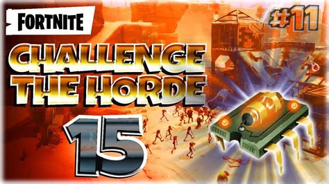 Fortnite Pve Gameplay Road Trip ~ Challenge The Horde 15 Legendary