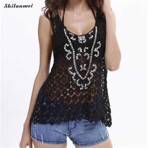 Buy Summer Top White Lace Cami Tank Top Female Chiffon