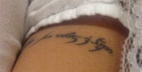 Maybe you would like to learn more about one of these? tolkiens legendarium - Elvish tattoo - can it be ...