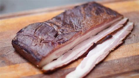 Homemade Maple Espresso Bacon Bacon Recipes Homemade Smoked Food
