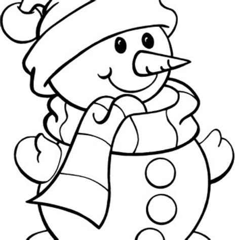 Snowman Coloring Pages Free Printable