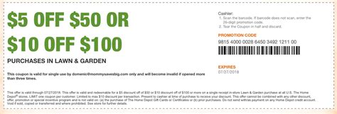 Home Depot Coupons In Store Printable Coupons 2019