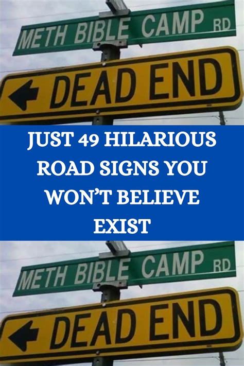 Just 49 Hilarious Road Signs You Wont Believe Exist In 2022 Road