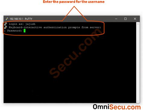 Putty Login To Cisco Router Using Ssh Protocol