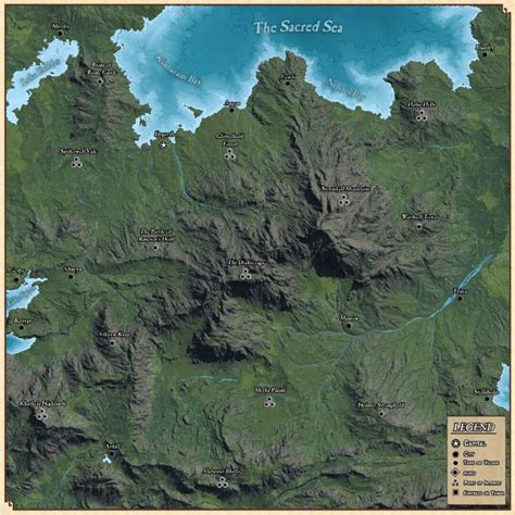 Realistic Fantasy Maps For Dnd And Worldbuilding Instant Download Etsy