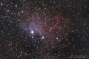 IC405 Flaming Star Nebula - VisibleDark