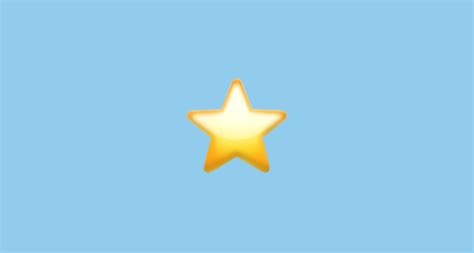 ⭐ Estrella Blanca Mediana Emoji On Apple Ios 121