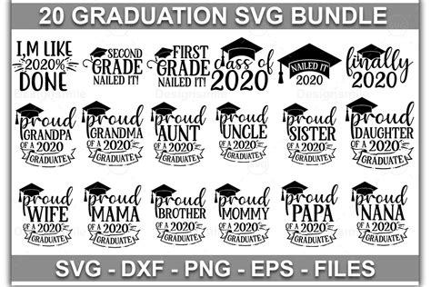 Graduation Svg Bundle Education Illustrations Creative Market
