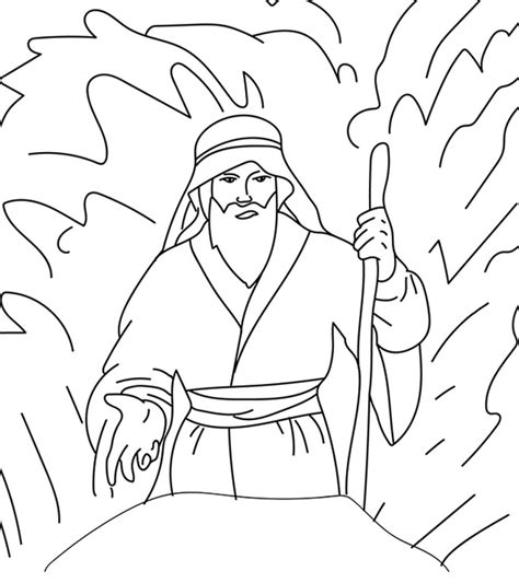 Moses Coloring Pages Free Printables Momjunction
