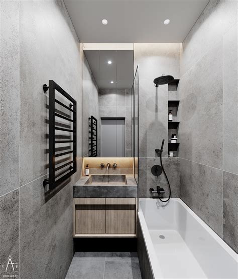 Narrow Bathroom Interior Design Ideas