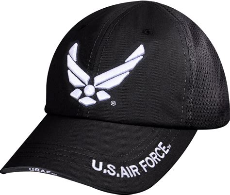 Black Us Air Force Ball Cap Adjustable Tactical Usaf Military Hat