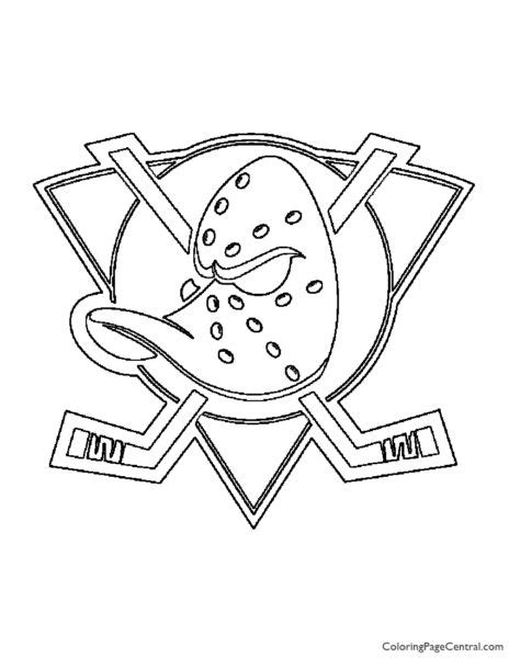 Nhl Avalanche Logo Coloring Page Coloring Page Central Coloring Home