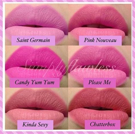 Mac Pink Lipsticks Makeup Lips Matte Lipstick Pink Color Lipstick