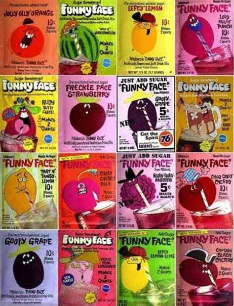 Funny Face Drink Mix My Childhood Memories Childhood Memories