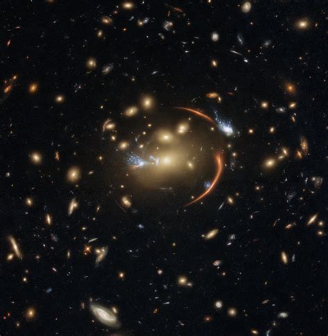 This Galaxy Is 10 Billion Light Years Away Visible Through A Cosmic