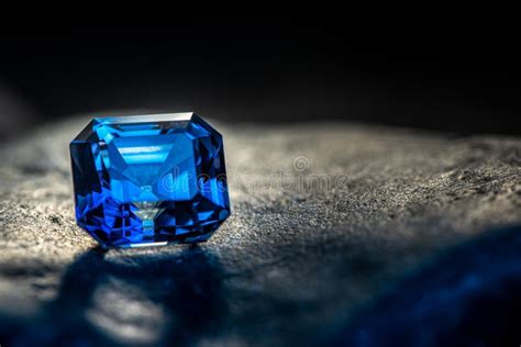 Blue Sapphire Gemstone Stock Photo Image Of T Royal 184431692