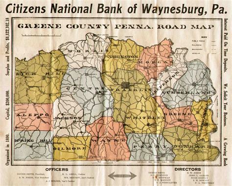1900s Road Maps Of Pennsylvania