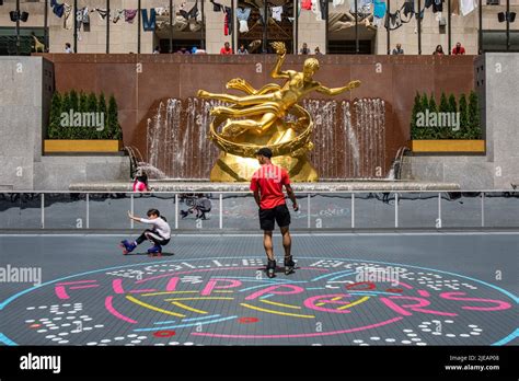 The Rink Of Rockefeller Center Also Known As Flippers Roller Boogie