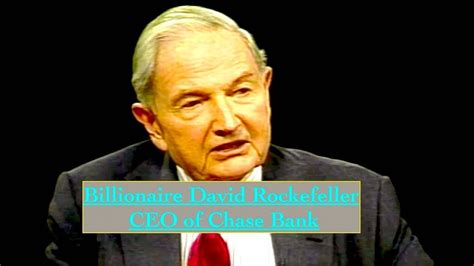 Thayqua Interview Billionaire David Rockefeller 1998 Rob Scholte