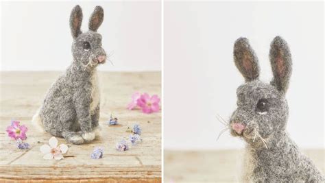 How To Make A Needle Felted Rabbit From Britain With Love Baby
