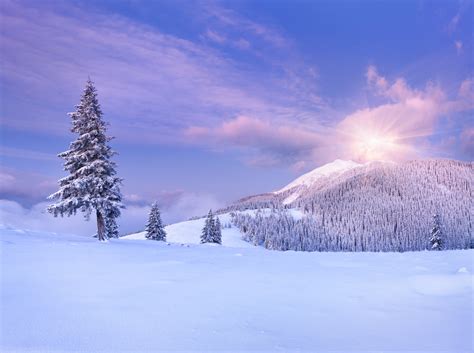 Clouds Landscape Nature Mountains Sky Winter Snow Wallpaper X Wallpaperup