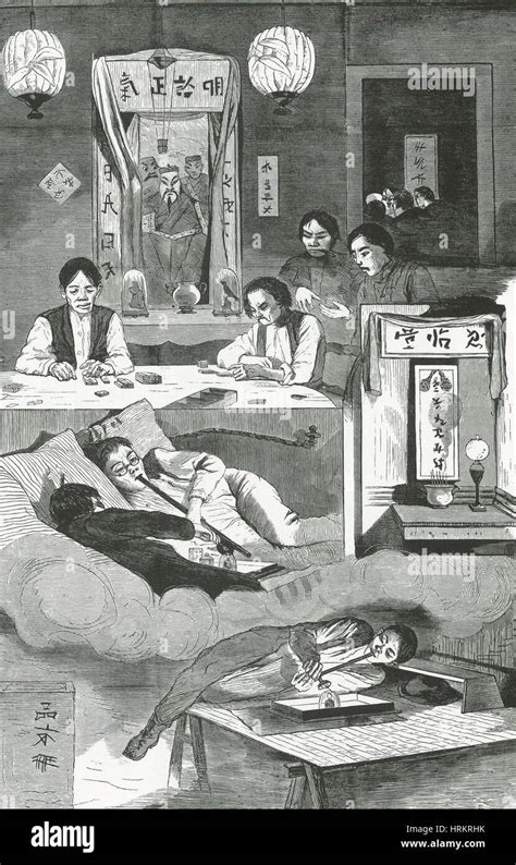 Chinese Opium Den Stock Photos And Chinese Opium Den Stock Images Alamy