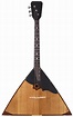 Russian balalaika made by hand using old technologies. Extra string as ...