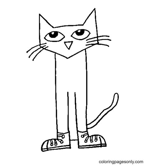 Free Printable Pete The Cat Coloring Page Free Printable Coloring Pages