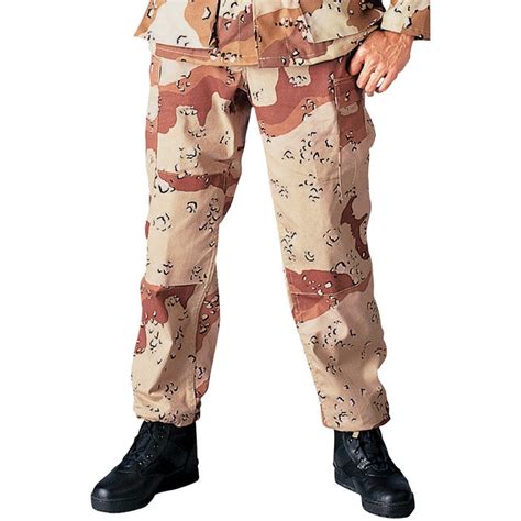 Desert Camouflage Six Color Military Bdu Pants Polyester Cotton