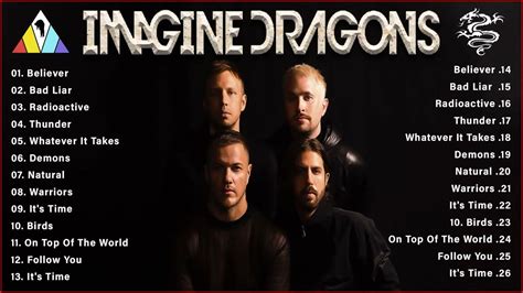 Imagine Dragons Greatest Hits Songs Of All Time Imagine Dragons Best