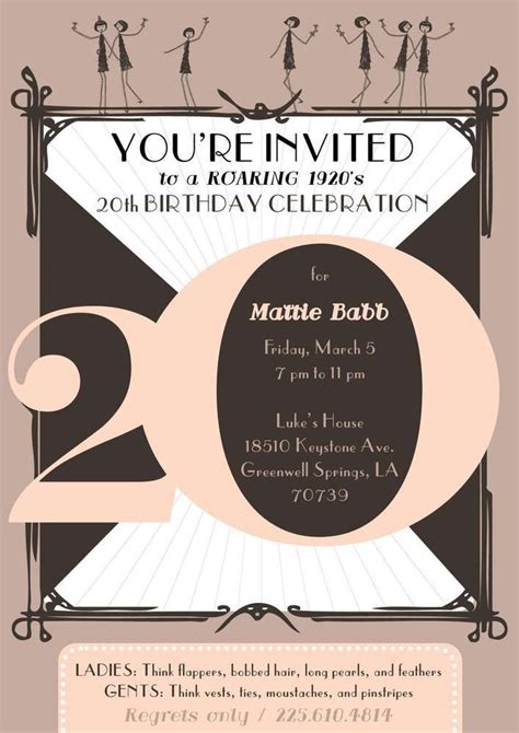 Don't waste your time and money on them until you're ready to make a commitment to someone. Mattie's Roaring 20th Birthday | CatchMyParty.com | 20th birthday, Birthday ideas for her, 20th ...