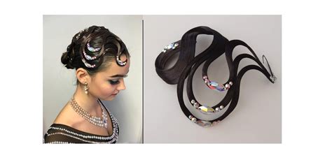 Hairpiece Ballroom Latin Dance Hair Accessory Jewelry Etsy
