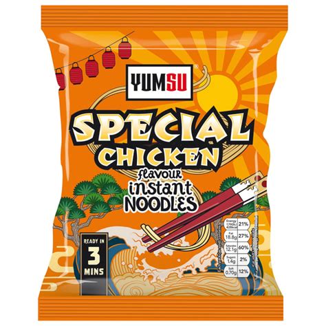 Yumsu Chicken Instant Noodles 85g Groceries Bandm