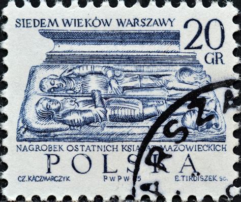 Poland 87 1965 Warsaw 7 Centuries 700th Anniversary Of Warsaw