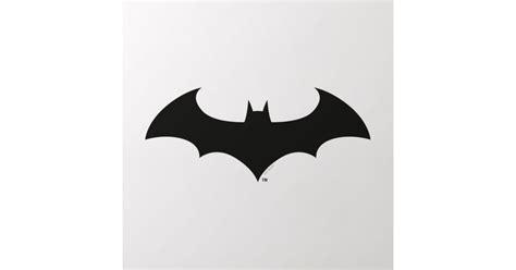 Batman Symbol Grainy Logo Wall Decal Zazzle
