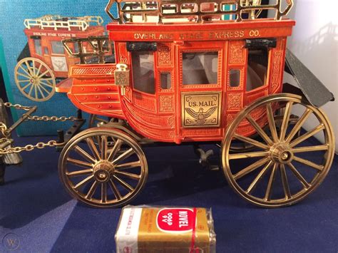 Vintage Overland Stage Express Us Mail Stagecoach Am Radio 2 Horses