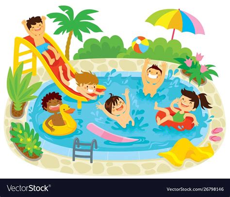 Painting For Kids Drawing For Kids Pool Drawing Swimming Pool Water