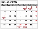 +15 Kalender November 2019 Ideas - Kelompok Belajar