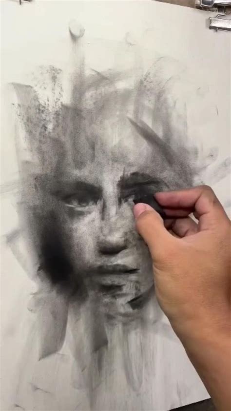 Charcoal Art Portrait Drawing Charcoal Drawing Charcoal Drawing