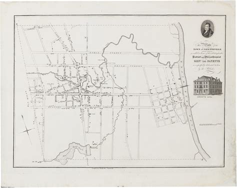 Rare 19th-century Plan of Fayetteville, North Carolina - Rare & Antique