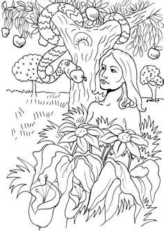 Download and print these garden of eden coloring pages for free. Pin by Debbie Hathcock on Bible coloring | Adam, eve ...