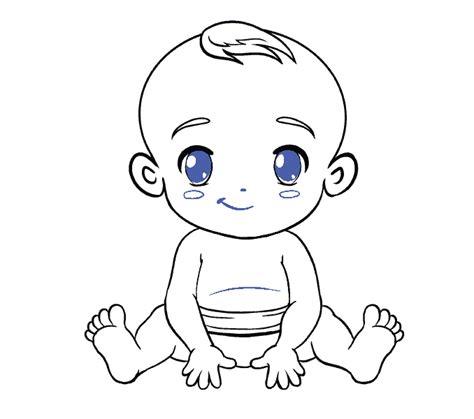 How To Draw A Baby In A Few Easy Steps Easy Drawing Guides