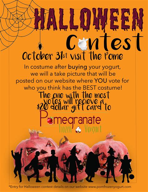 Free Halloween Costume Contest Flyer Template Printable Templates