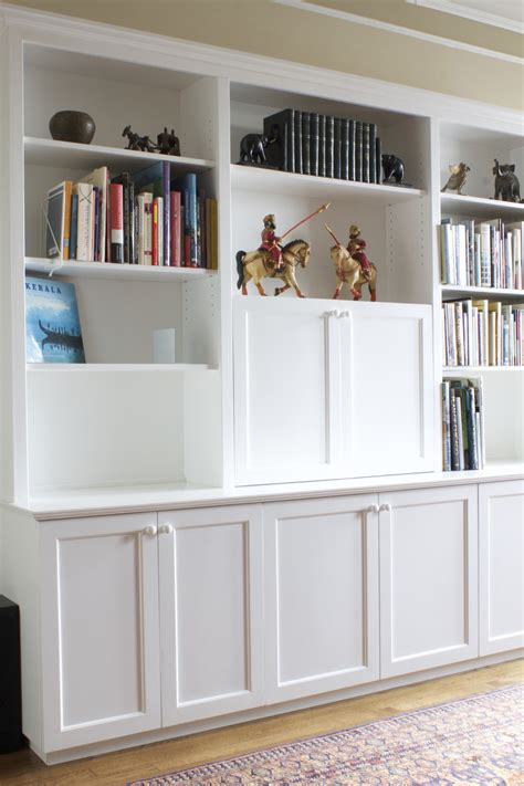 Cabinets constructed to last a lifetime. Custom + Built-in — 57th Street Bookcase & Cabinet