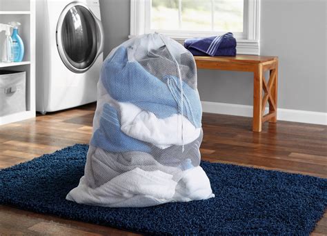 Mainstays Mesh Artic White Laundry Bag Walmart Inventory Checker