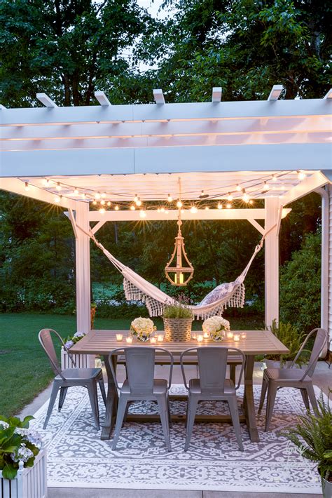 Adding Character Beautiful French Country Pergola And Patio Decorating