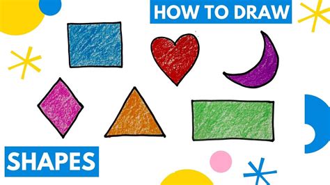 How To Draw Basic Shapes Draw Shapes Youtube