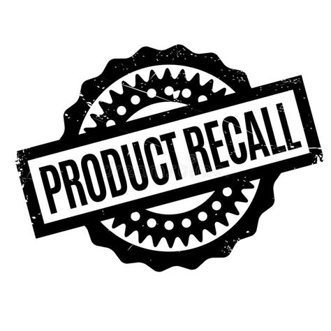 Product Recall Rubber Stamp Stock Illustration Illustration Of Bring